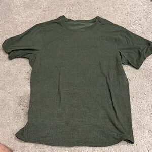 Lululemon Mens green running t shirt - Medium